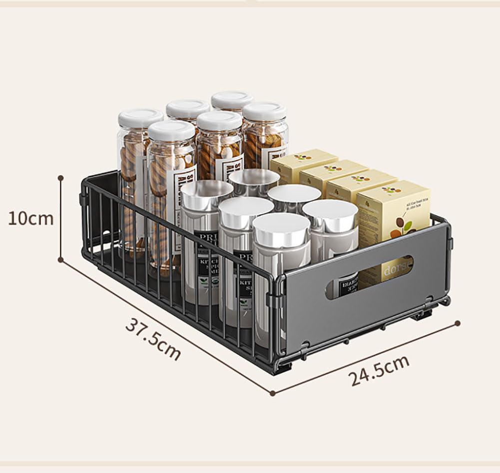 Garvee étagères et placards de cuisine s, compact 24.5 × 37.5 × 10 cm, 1 pièce pour un rangement de cuisine efficace, pour cuisine, salle de bain et rangement