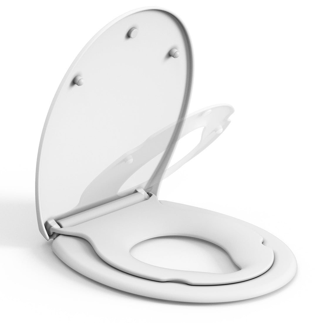Le siège Garvee à fermeture amortie évite les claquements bruyants. Fabriqué en polypropylène épais et robuste. Système de fixation rapide pour un nettoyage facile. Fixation magnétique pour sièges auto enfant. Installation facile grâce aux vis fournies.
