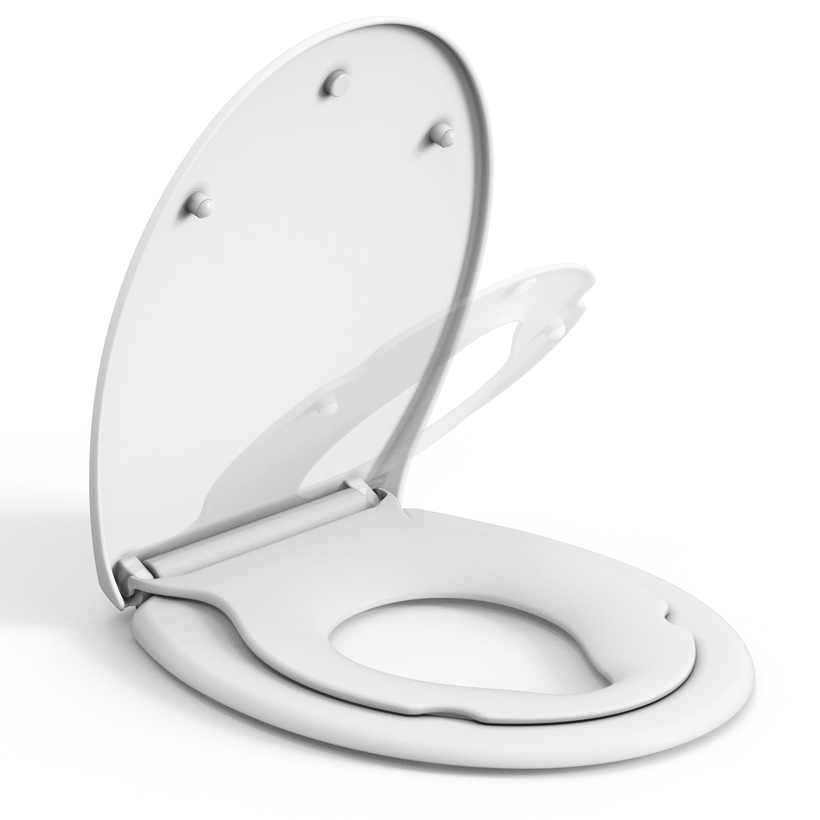 Le siège Garvee à fermeture amortie évite les claquements bruyants. Fabriqué en polypropylène épais et robuste. Système de fixation rapide pour un nettoyage facile. Fixation magnétique pour sièges auto enfant. Installation facile grâce aux vis fournies.