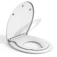 Le siège Garvee à fermeture amortie évite les claquements bruyants. Fabriqué en polypropylène épais et robuste. Système de fixation rapide pour un nettoyage facile. Fixation magnétique pour sièges auto enfant. Installation facile grâce aux vis fournies.