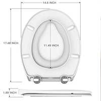 Le siège Garvee à fermeture amortie évite les claquements bruyants. Fabriqué en polypropylène épais et robuste. Système de fixation rapide pour un nettoyage facile. Fixation magnétique pour sièges auto enfant. Installation facile grâce aux vis fournies.