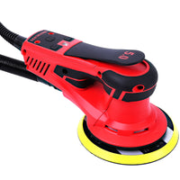 Garvee ponceuse orbitale aléatoire électrique 350 W sans balais, 10 000 tr/min, 150 mm, polissage du bois, faibles vibrations, ergonomique et compacte pour atelier, noire