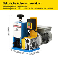 Machine à dénuder les câbles GARVEE, diamètre de dénudage 1,5-25 mm, machine à dénuder électrique, vitesse de dénudage 18 m/min, outil professionnel de dénudage de câbles pour le recyclage des fils de cuivre