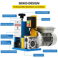 Machine à dénuder les câbles GARVEE, diamètre de dénudage 1,5-25 mm, machine à dénuder électrique, vitesse de dénudage 18 m/min, outil professionnel de dénudage de câbles pour le recyclage des fils de cuivre