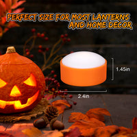 Lanternes citrouilles LED Garvee Halloween, couleurs RGB changeantes, télécommande, minuterie, en plastique, fonctionne à piles, lot de 6, multicolores