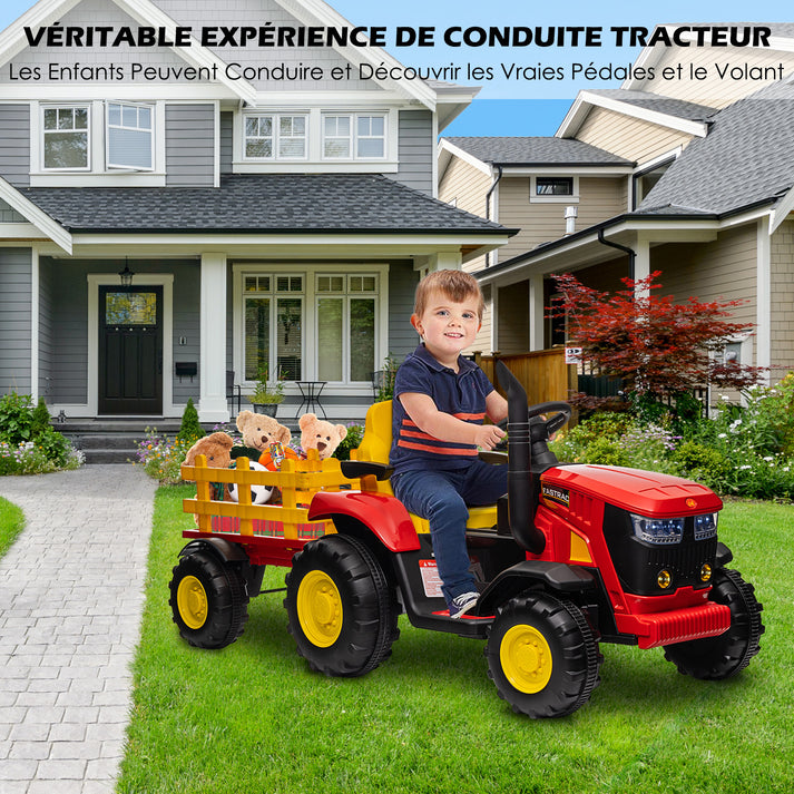 Tracteur électrique GARVEE pour enfant avec double moteur