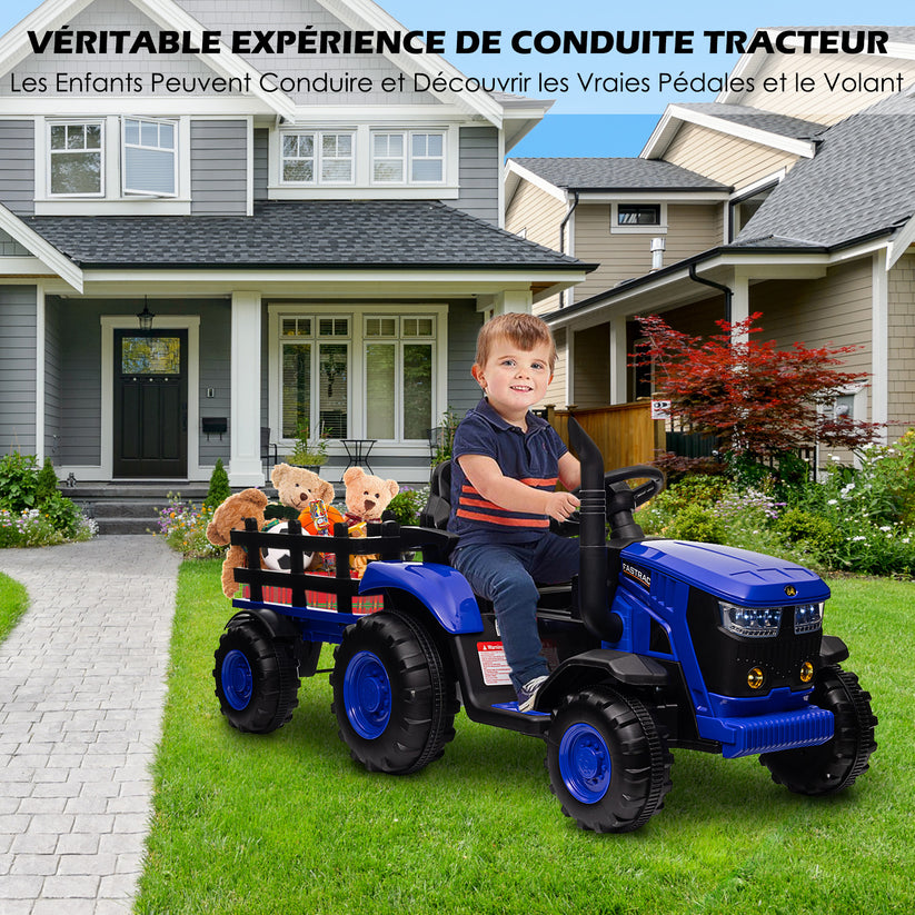 Tracteur électrique GARVEE pour enfant avec double moteur