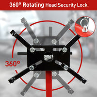 Support moteur rotatif Garvee, capacité de 340 kg, avec bras réglables pour atelier et réparation, en acier, roulettes avec frein, tête pivotante à 360°