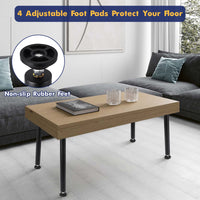 Pieds de table Garvee 71 cm (28 pouces) – Hauteur réglable, en métal, idéaux pour le bureau, la salle à manger et le mobilier moderne.