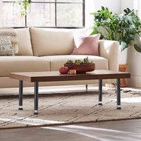 Pieds de table Garvee 71 cm (28 pouces) – Hauteur réglable, en métal, idéaux pour le bureau, la salle à manger et le mobilier moderne.