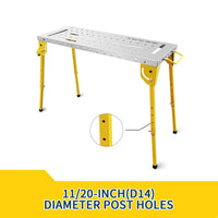 Table de soudage pliante Garvee avec roulettes, hauteur réglable, 76 x 51 cm, acier au carbone, atelier, garage, noire