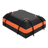 Garvee sacoche de toit voiture 595 L, étanche, 8 sangles renforcées, 132 × 100 × 45 cm, noire, pour voyage - Noir