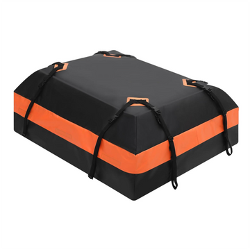 Garvee sacoche de toit voiture 595 L, étanche, 8 sangles renforcées, 132 × 100 × 45 cm, noire, pour voyage
