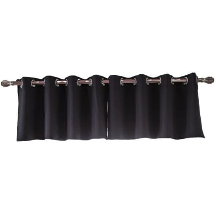 Ensemble de rideaux occultants Garvee pour cuisine, bloquant la lumière, résistants à la chaleur, courts, 132 x 46 cm, pour salon et chambre