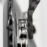 Guide-chaîne Garvee ultraléger en fibre de carbone pour vélos de route et VTT, léger et robuste, noir.