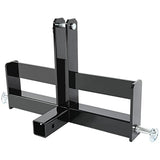 Garvee Attelage de Remorque 3 Points 5,1cm Carré Acier Robuste Cadre Triangulaire Renforcé Usage Agricole Industriel Noir - noir