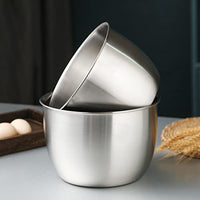 Bol mélangeur Garvee en acier inoxydable, anti-éclaboussures - Acier inoxydable 304, 21 x 14 cm, empilable, polyvalent pour la cuisine, la pâtisserie, les salades et les marinades.