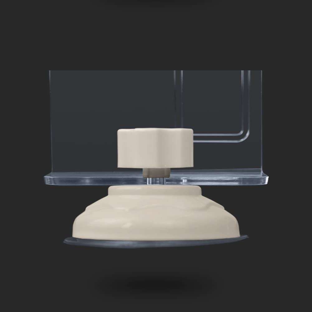 Plateforme de bronzage pour grande tortue Garvee avec 2 ventouses pour aquarium, blanche