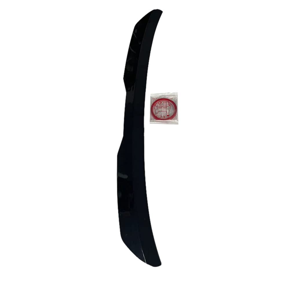 Aileron arrière Garvee Auto type pâte avec plaque, pièces modifiées, léger, noir