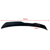 Aileron arrière Garvee pour coffre, adhésif, 99 x 9,5 cm, structure en fibre de carbone, noir – Stabilité aérodynamique et look sportif