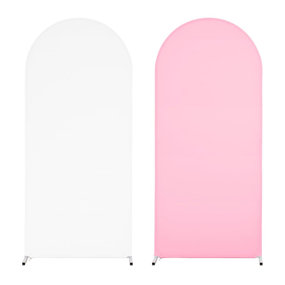 Arche de fond ajustable Garvee à 2 faces pour mariages et fêtes, ronde, matériau durable, usage polyvalent