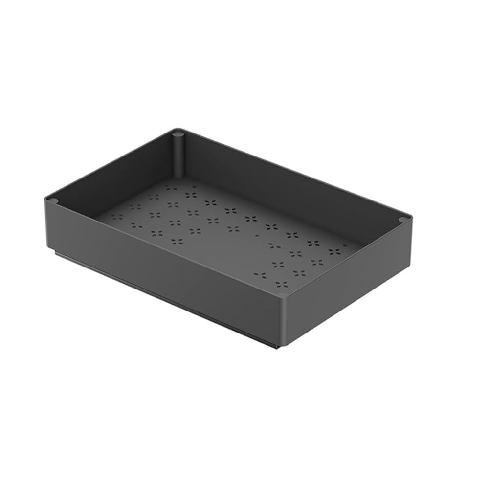 Organisateur coulissant Garvee pour placards de cuisine, tiroirs coulissants, rangement sous évier, grande taille 27 cm, plastique ABS, glissières métalliques, rangement pour cuisine, garde-manger et salle de bain