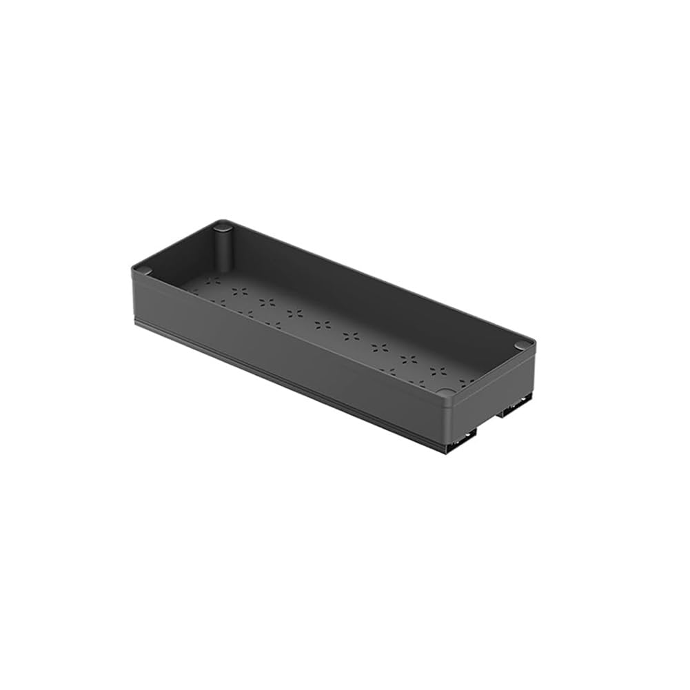 Organisateur de placard extensible Garvee avec glissières en acier, 3 tailles, rangement sous évier pour cuisine et salle de bain, facile à installer, différentes tailles
