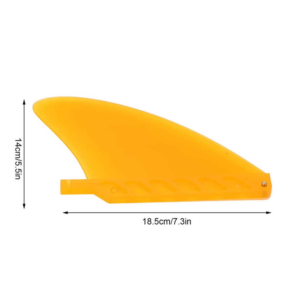 Garvee Surf Alette 4,6" souple et flexible avec vis, longboard/SUP/paddleboard Alette blanc central, pièce de rechange, vert, sports nautiques