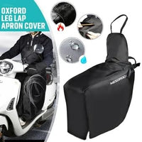 Housse universelle pour jambes de scooter Garvee, couverture imperméable doublée en polaire pour scooter, idéale par temps froid et pluvieux, housse multifonctionnelle pour jambes de fauteuil roulant, noire