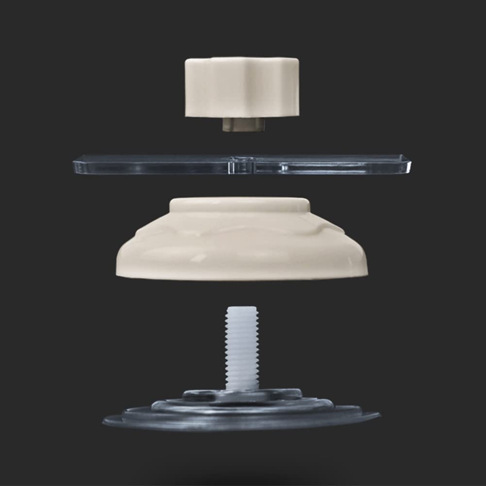 Plateforme de bronzage pour grande tortue Garvee avec 2 ventouses pour aquarium, blanche