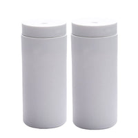Garvee Lot de 2 distributeurs de liquide en silicone rechargeables blancs pour la cuisine et la salle de bain, compatibles avec le liquide vaisselle et le shampoing.