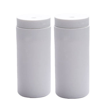Garvee Lot de 2 distributeurs de liquide en silicone rechargeables blancs pour la cuisine et la salle de bain, compatibles avec le liquide vaisselle et le shampoing.
