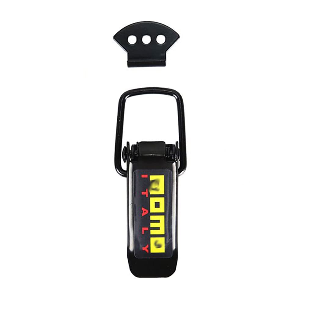 Kit de fixation rapide Garvee pour capot de voiture/camion, en fer noir, en forme de L. Pratique et durable.
