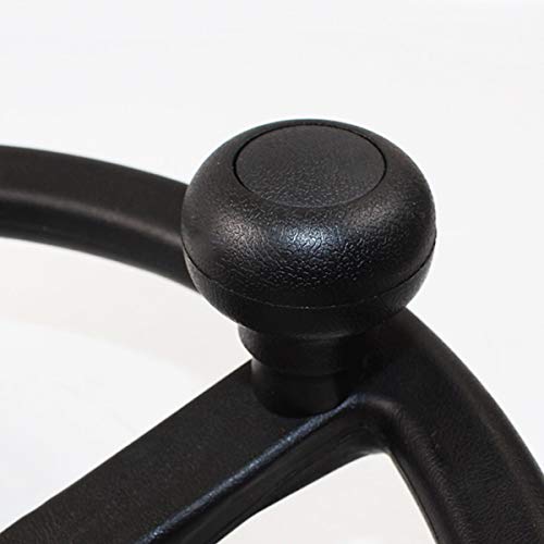 Poignée de volant Garvee 8 mm pour chariots élévateurs et tracteurs, en ABS, surface lisse, noire.