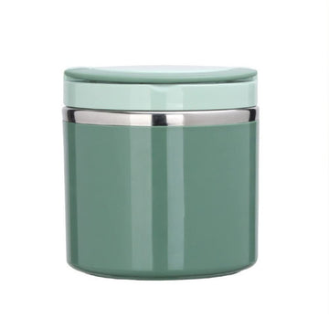 Boîte à lunch isotherme Garvee 630 ml en acier inoxydable avec poignée, double paroi étanche, sans BPA, verte, idéale pour le travail et les voyages.