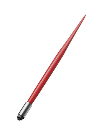 Fourche à foin Garvee 49" (124 cm) avec capacité de 2 041 kg (4 500 lb), pointe à dégagement rapide, acier à ressort, protection anticorrosion pour tracteurs et chargeuses, rouge