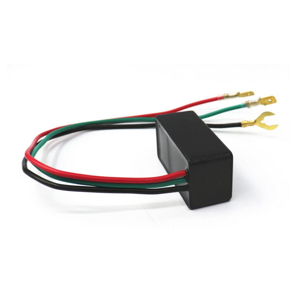 Interrupteur de clignotant universel Garvee à 4 broches avec LED et bascule pour camping-car, 4x4, camion, tracteur, bateau, moto, en plastique, étanche IP67