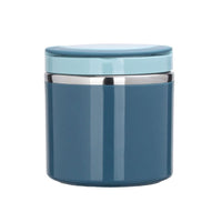Boîte à bento isotherme Garvee 630 ml en acier inoxydable avec poignée, idéale pour le travail et les voyages, bleue, taille unique.