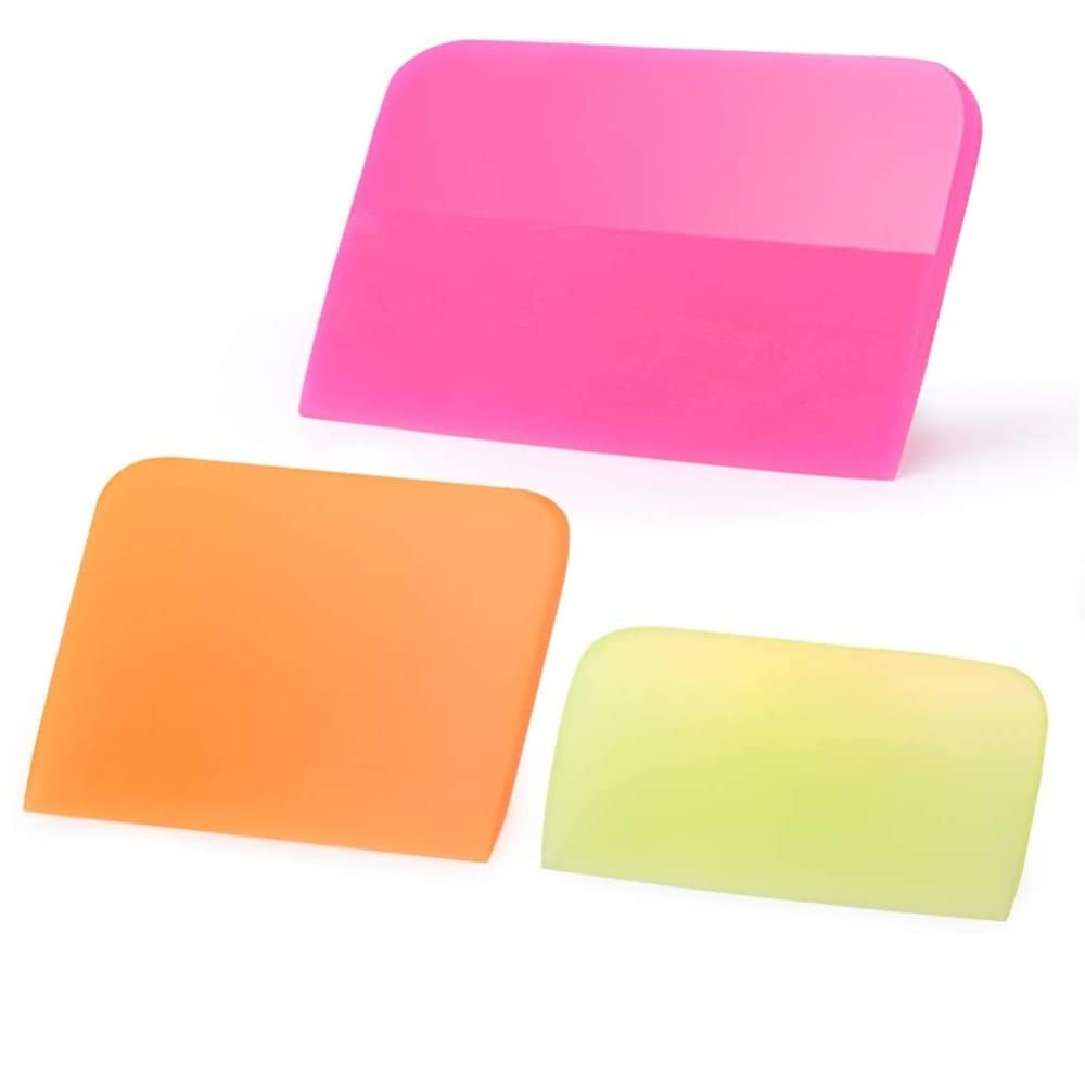 Kit de 3 pièces Garvee pour éliminer les rayures de voiture : gomme de silicone TPU flexible et protectrice pour le nettoyage et la protection de la peinture.