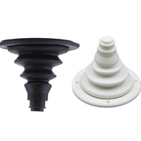 Câble de commande de gréement marin Garvee Well Boat 4 pouces (100 mm) avec protection en caoutchouc noir pour bateau, voiture ou yacht