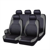 Ensemble de 9 housses de siège auto Garvee, imperméables et antidérapantes en cuir PU, compatibles avec les voitures, camions et SUV.