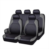 Ensemble de 9 housses de siège auto Garvee, imperméables et antidérapantes en cuir PU, compatibles avec les voitures, camions et SUV.