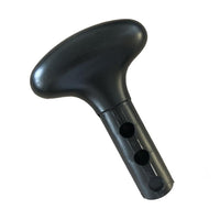 Poignées de pagaie Garvee (lot de 2) en forme de T pour kayak et SUP, ergonomiques, en PVC, de rechange, noires