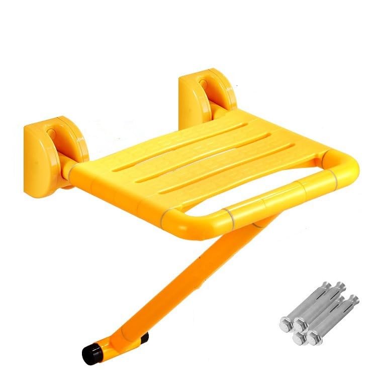 Garvee Duschhocker Klappbar, Duschklappsitz Edelstahl für Wandmontage bis 150KG, Platzsparend Ältere Behinderte Sicherheit Kinderl Badehocker Hilfsmittel für Bad WC