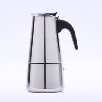 Cafetière italienne Garvee Moka, 6 tasses, en acier inoxydable, compatible induction, soupape de sécurité, poignée ergonomique, pour la maison et le bureau