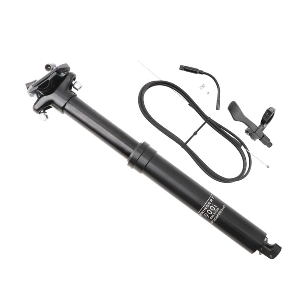 Garvee Tige de Selle Télescopique Hydraulique VTT 30,9 × 395 mm, Réglable, pour Mountain Bike Off-Road Adulte