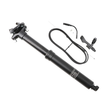 Garvee Tige de Selle Télescopique Hydraulique VTT 30,9 × 395 mm, Réglable, pour Mountain Bike Off-Road Adulte