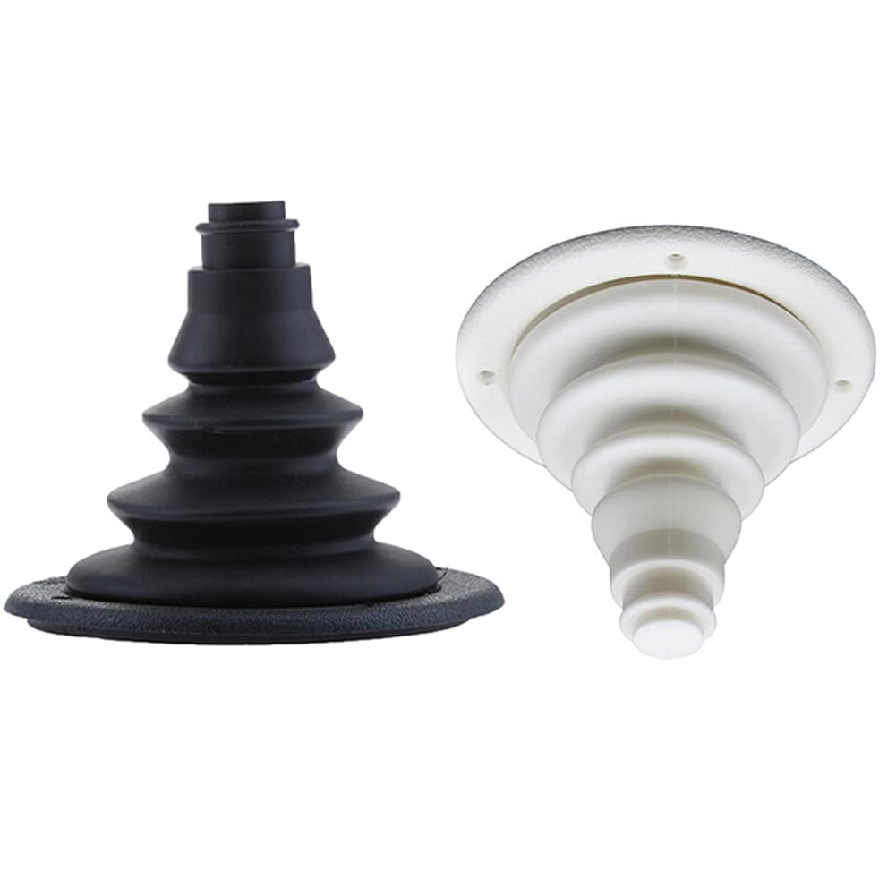 Câble de commande de gréement marin Garvee Well Boat 4 pouces (100 mm) avec protection en caoutchouc noir pour bateau, voiture ou yacht