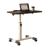 Garvee Table de lit à roulettes, réglable en hauteur, pliable, ergonomique et robuste, idéale pour le bureau et la maison