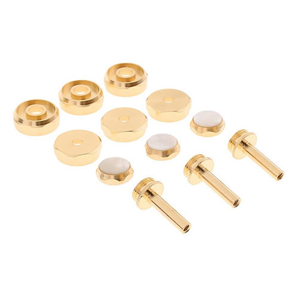 Garvee, ensemble de 12 pistons en laiton pour petite trompette, accessoires portables pour trompette, scène et concert.